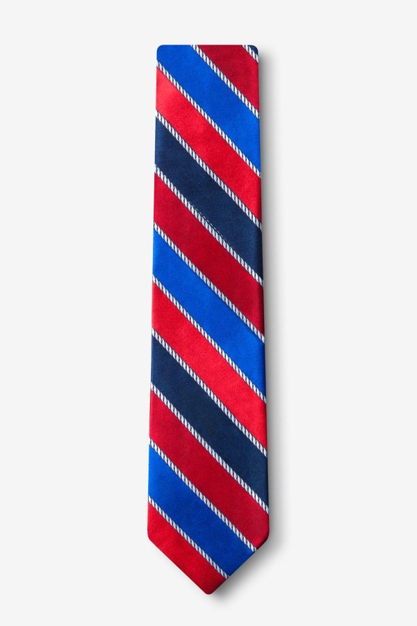 nyakkendő_kék_piros_selyem