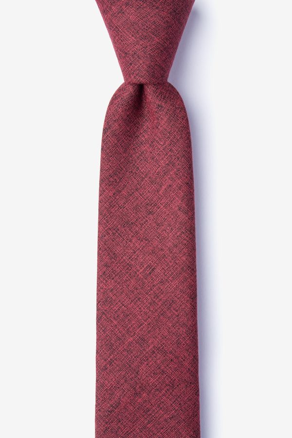 nyakkendő_piros_pamut