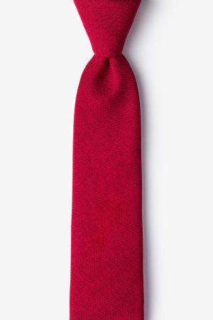 nyakkendő_piros_pamut