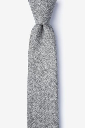 nyakkendő_szürke_pamut