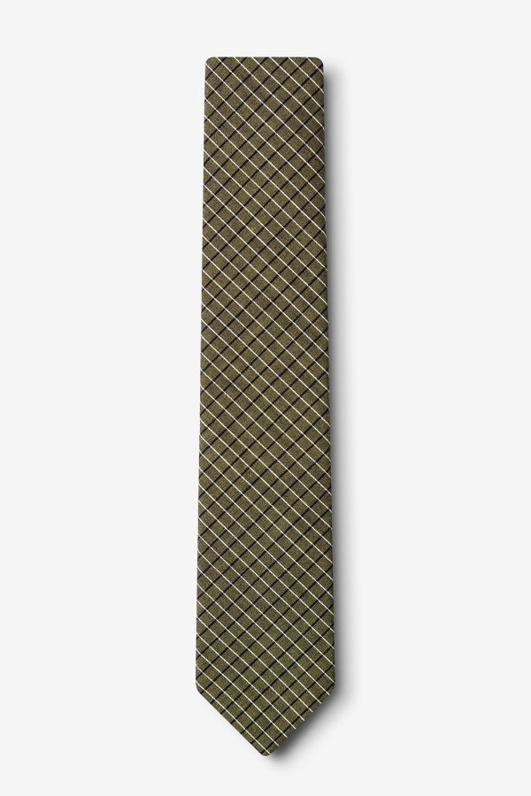 nyakkendő_zöld_pamut