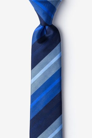 nyakkendő_kék_csíkos_selyem